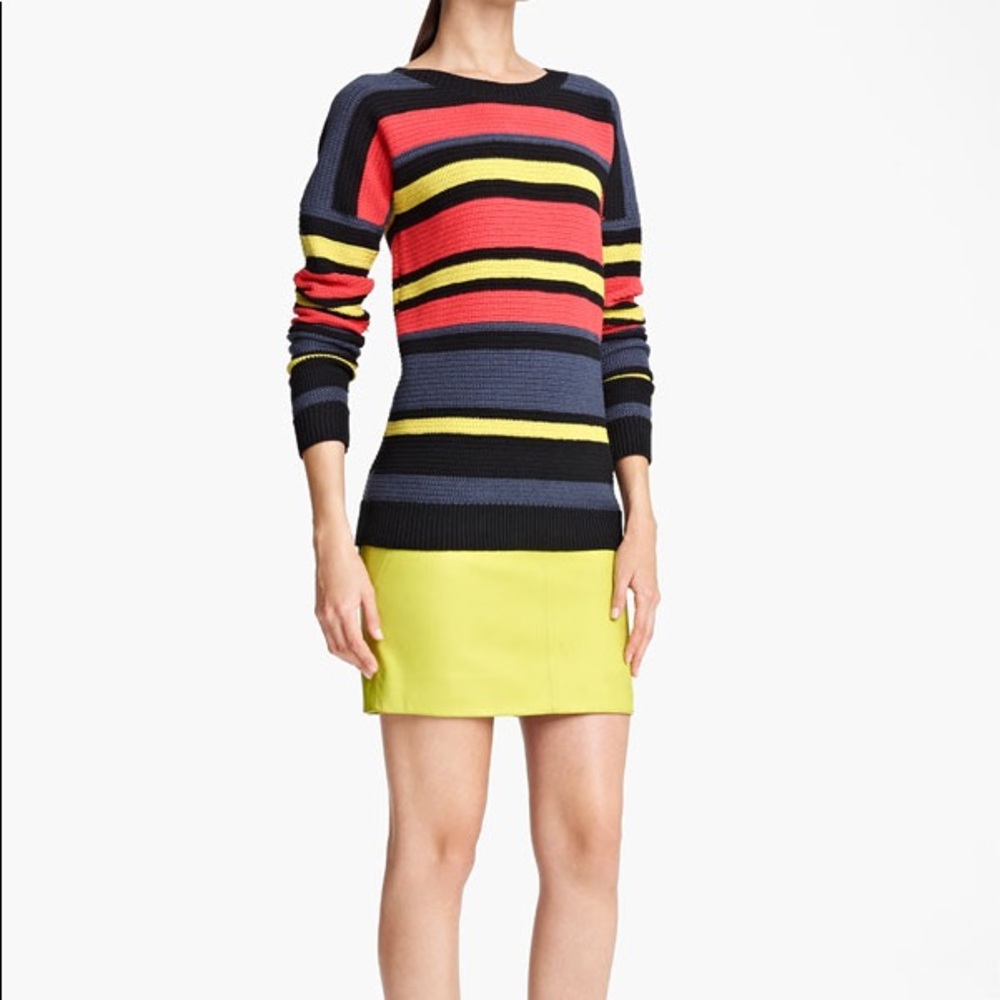 𖧷 SOLD 𖧷 JASON WU Striped Crochet Sweater - Picture 3 of 8